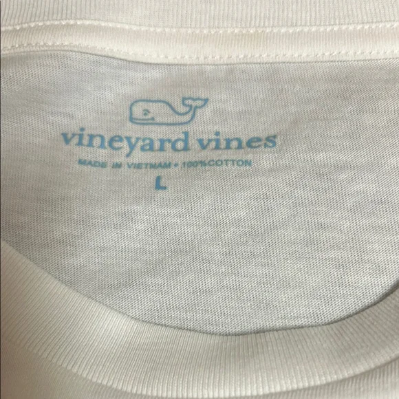 Vineyard Vines White Long Sleeve Men's Shirt - Picture 5 of 9